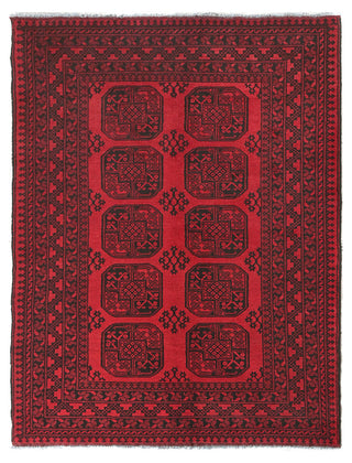 Red Afghan PC 50653 - 2.45m X 1.63m