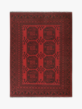 Red Afghan PC 50681 - 1.78 X 1.23