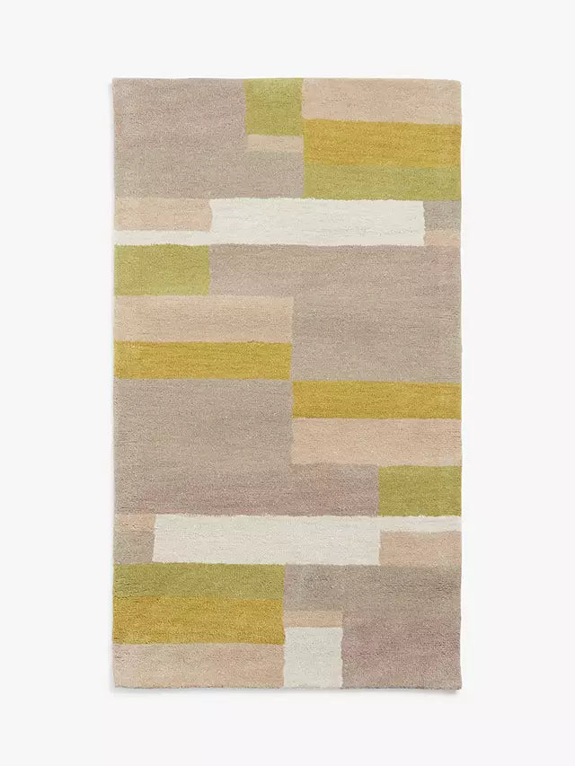 Designer Inspired Samples - Wool Block Green - – Gooch Luxury Rugs